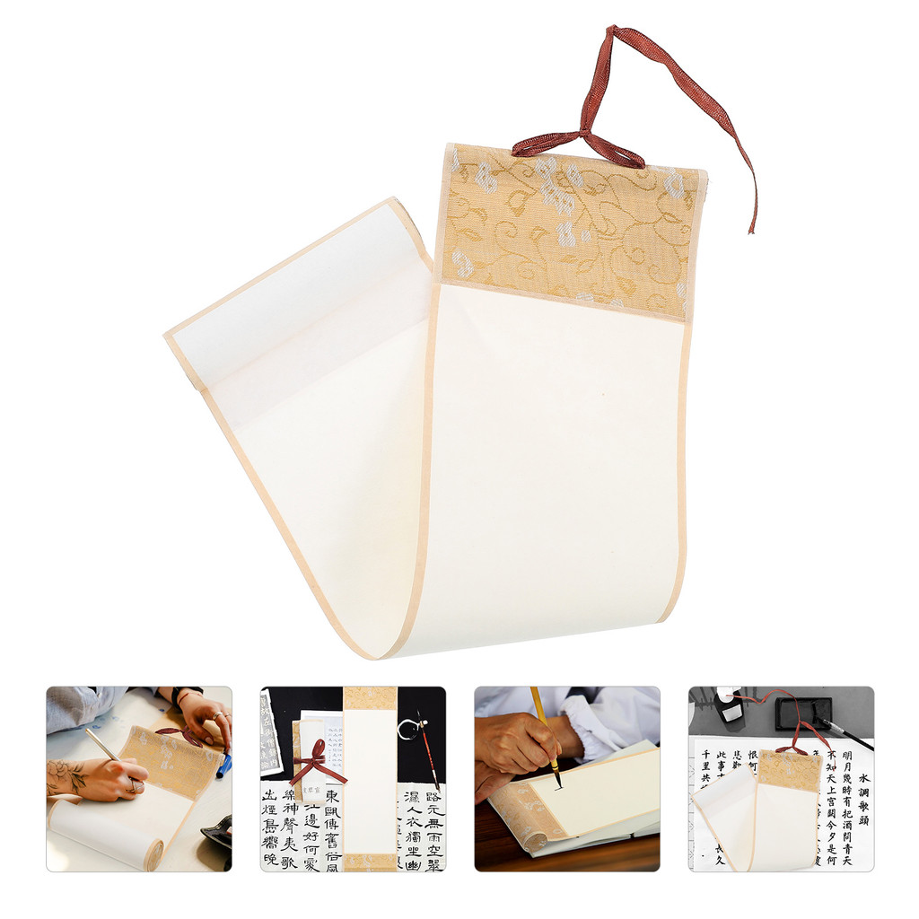 

Rice Paper Scroll Blank Wall Home Office Decor Vintage Handwriting Calligraphy Painting Chinese