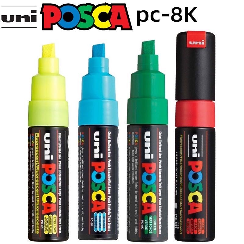 

1-Pc Uni Posca Marker Pen Pc-8K Pop Poster Waterborne Advertising/Graffiti Marker 8Mm Nib Characters