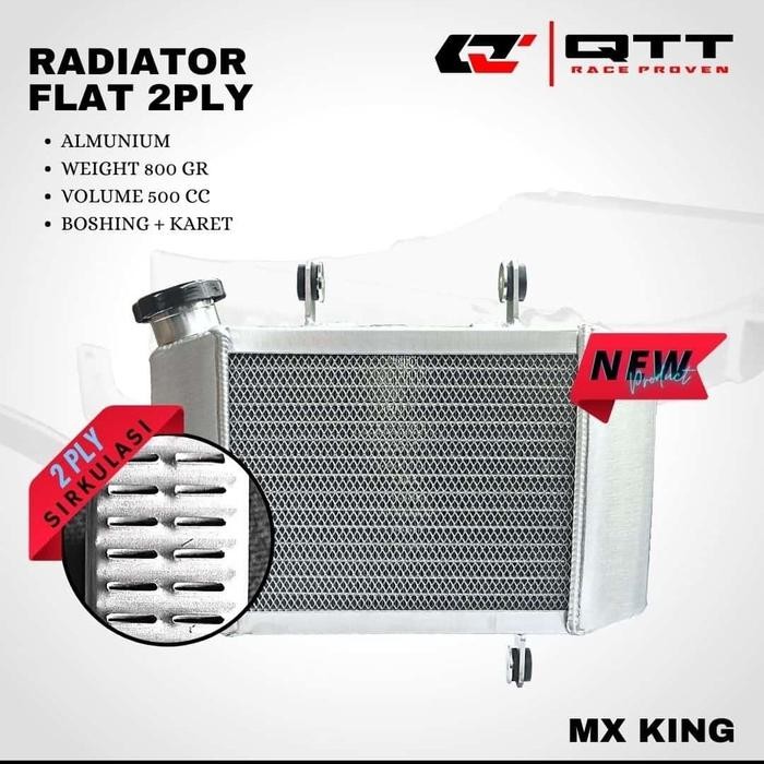 Radiator Almunium Mx King Qtt Racing