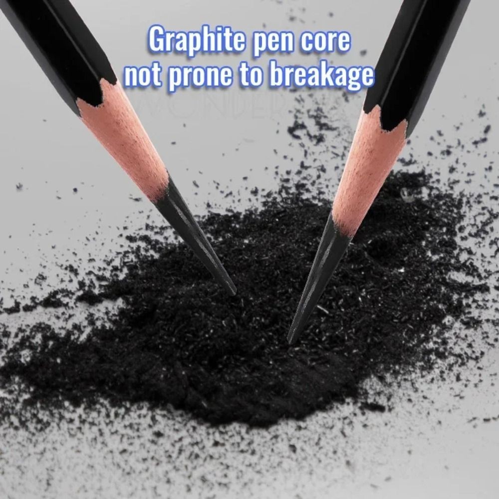 

Graphite Mixed Sketching Pencil Painting Black Charcoal Pencils Art Supplies Durable Drawing Pencil