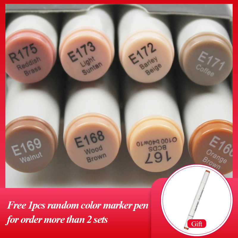 

Finecolour Markers Brown And Blue Color Double-Ended Art Marker Artist Sketch Drawing Marker Pen