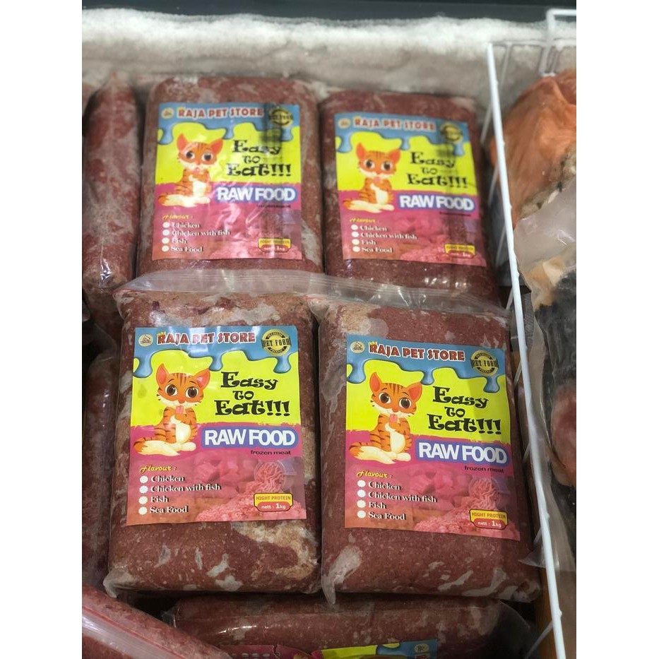 Raw Food beef daging sapi untuk kucing anjing 1kg