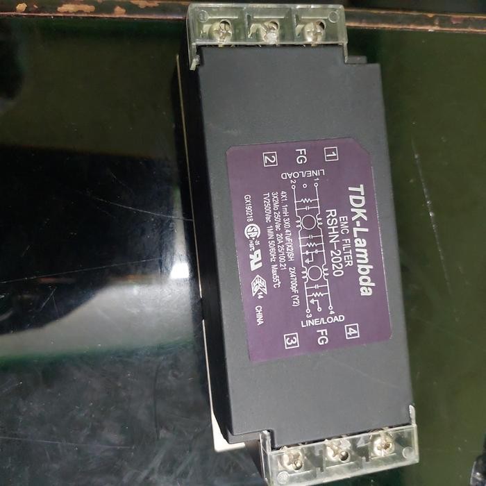 TDK-LAMBDA EMC FILTER RSHN-2020 NOISE FILTER