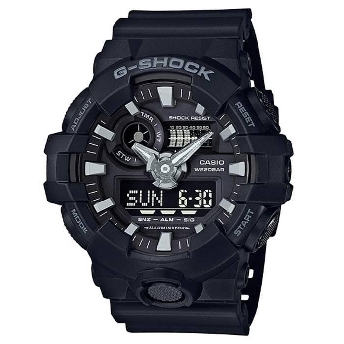 Zylo- Casio G-Shock Ga-700-1B / Gshock Ga700-1B Original & Bergaransi