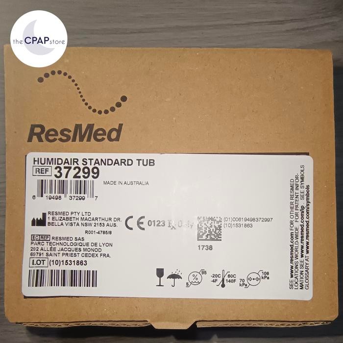 TOP WATER CHAMBER / HUMIDIFIER RESMED AIRSENSE 10 & AIR CURVE 10 -