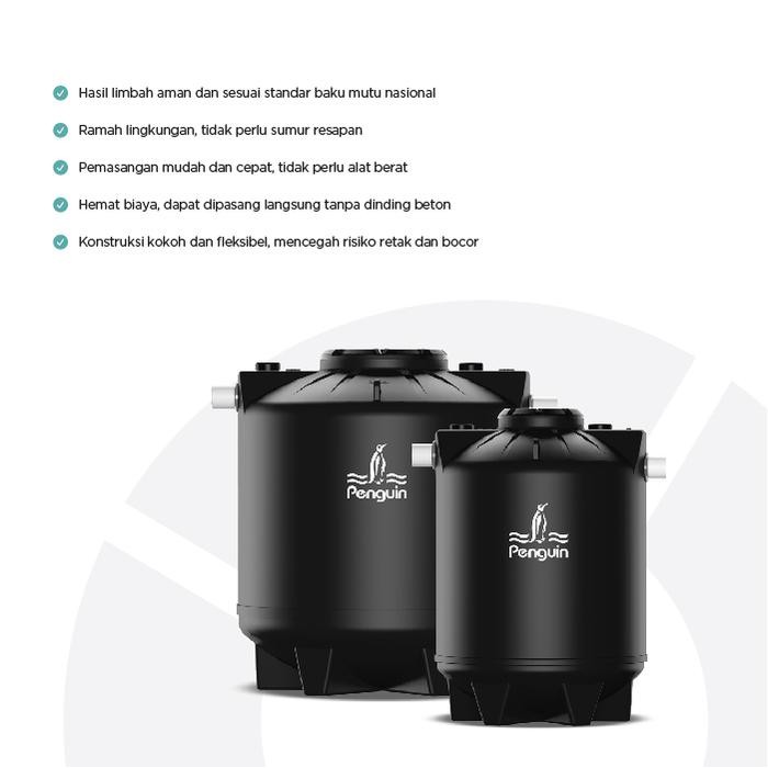 Penguin BIS-100 1000 Liter Septic Tank Biorotech