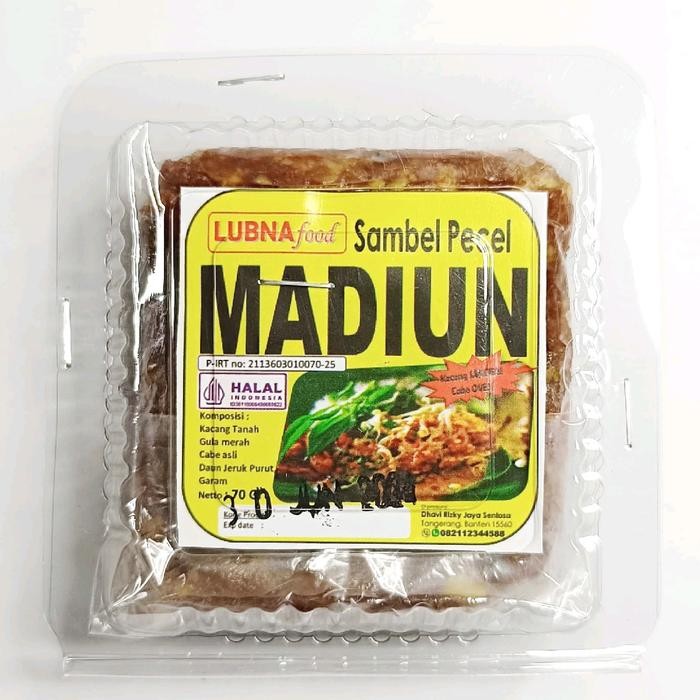 

New Sambel Pecel MADIUN LUBNAfood 70Gr