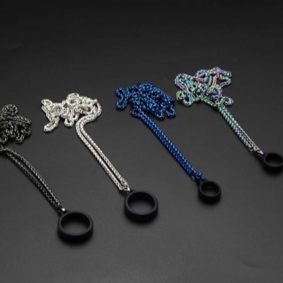 New* Tali Lanyard Bahan Stainless Steel Untuk Caliburn Pod Kit / Oxva / Foom Pod X / Relx Pod / Ursa