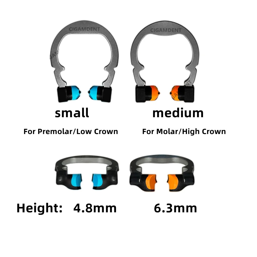 

Dental Matrix Bands Ring Holder Garrison Style Sectional Contoured Matrices Clip Wedges Retainer