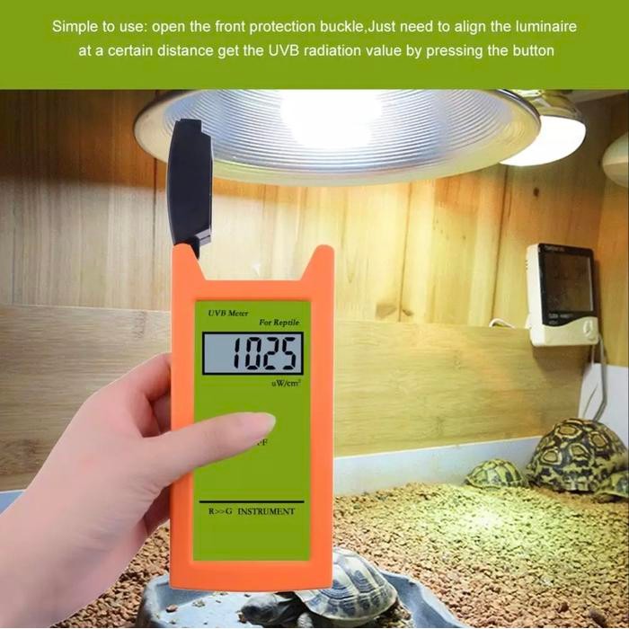 TERLARIS UVB Meter Detector Sun Light Tester Reptile - Ukur Sinar Ultraviolet