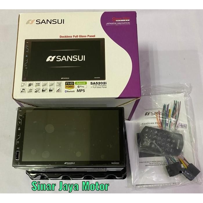Doubledin 7 Inch SANSUI SA-5201i Autolink Deckless 7 Inch sansui