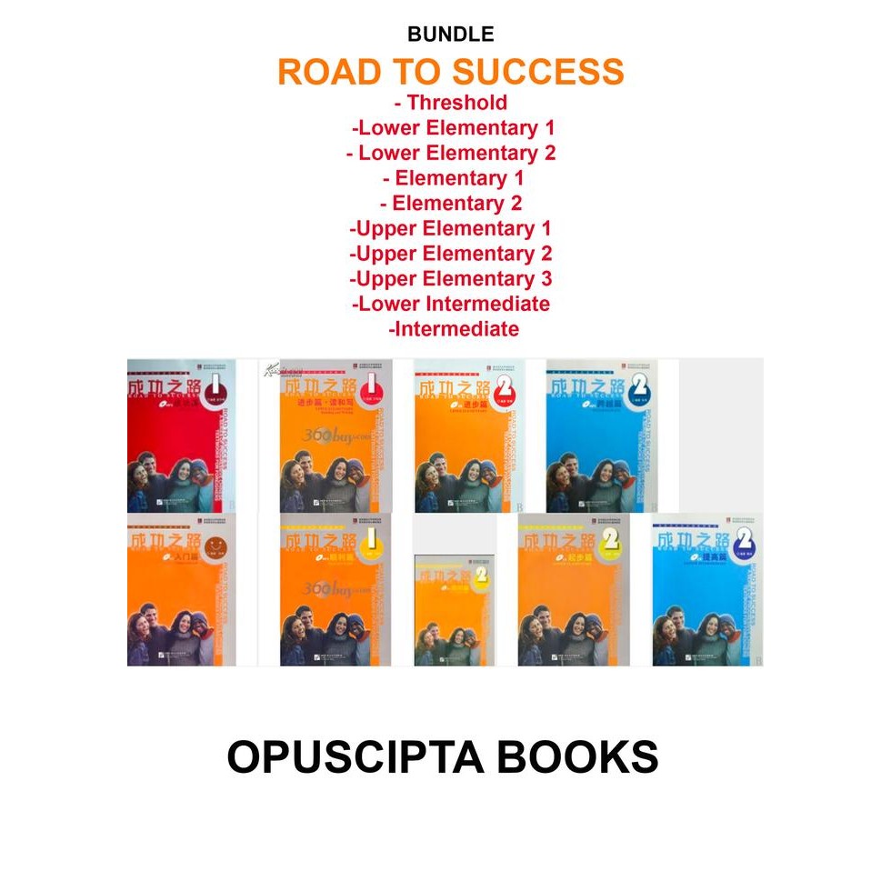 

TERLARIS! Road to Success (Threshold, Elementary, Intermediate) + Audio Mandarin