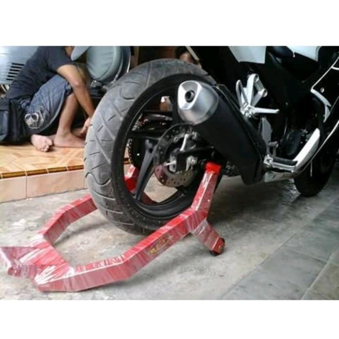 Paddock Belakang Kotak Motor Ninja 250 R25 R15 Er6 Dan Moge Pedok