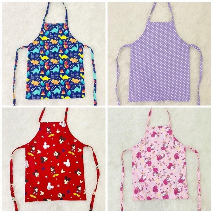 Apron Masak Anak / Apron Anak / Celemek Anak