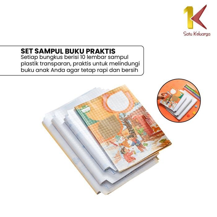 

[COD] SK A101 Sampul Buku Plastik Isi 10 Lembar Stiker PVC Tahan Air Paper Stationery Transparan