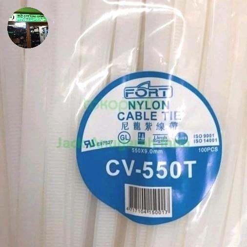 

cable ties 550mm x 9 mm putih merk FORT