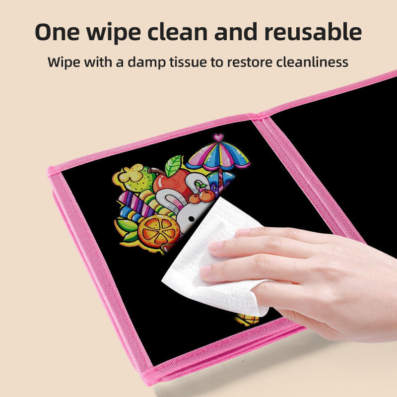 

Foldable Chalkboard Book Children'S Drawing Board Capable Of Repeatedly Scrubbing Drawing Writing