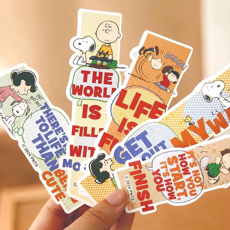 

10 Pcs/Bag Kawaii Snoopy Memo Pad Bookmark Creative Dog Book Marks For Book Stationery Label Office