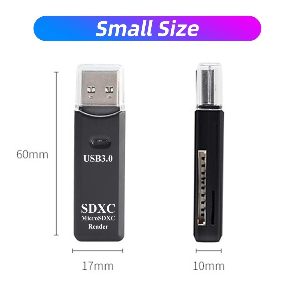 

Usb 3.0 Card Reader 2 In 1 Usb 2.0 To Sd Tf Memory Card Adapter For Laptop Accessories Flash Drive
