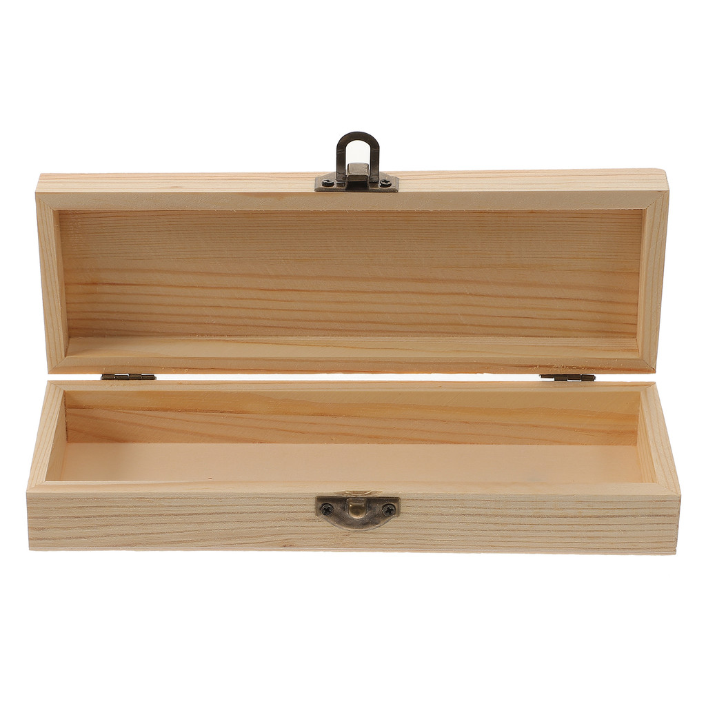 

Large Capacity Wood Pencil Case Boxes Durable Kids Storage Daily Pen Supply Students Desk Ganizers