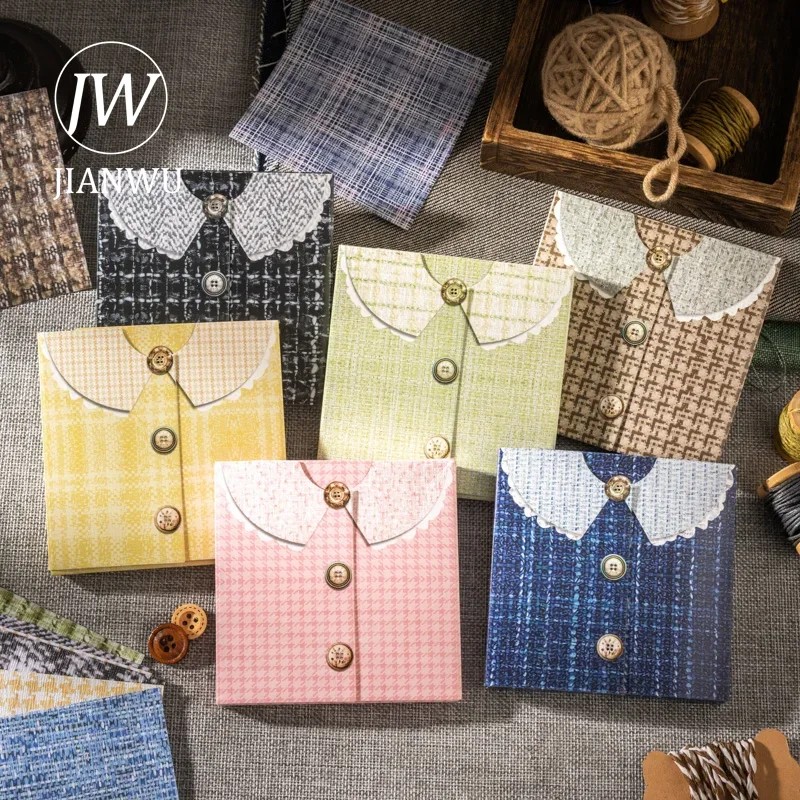 

Jianwu Fragrant Wind Weaving Dream Series Vintage Cloth Pattern Collage Decor Material Paper