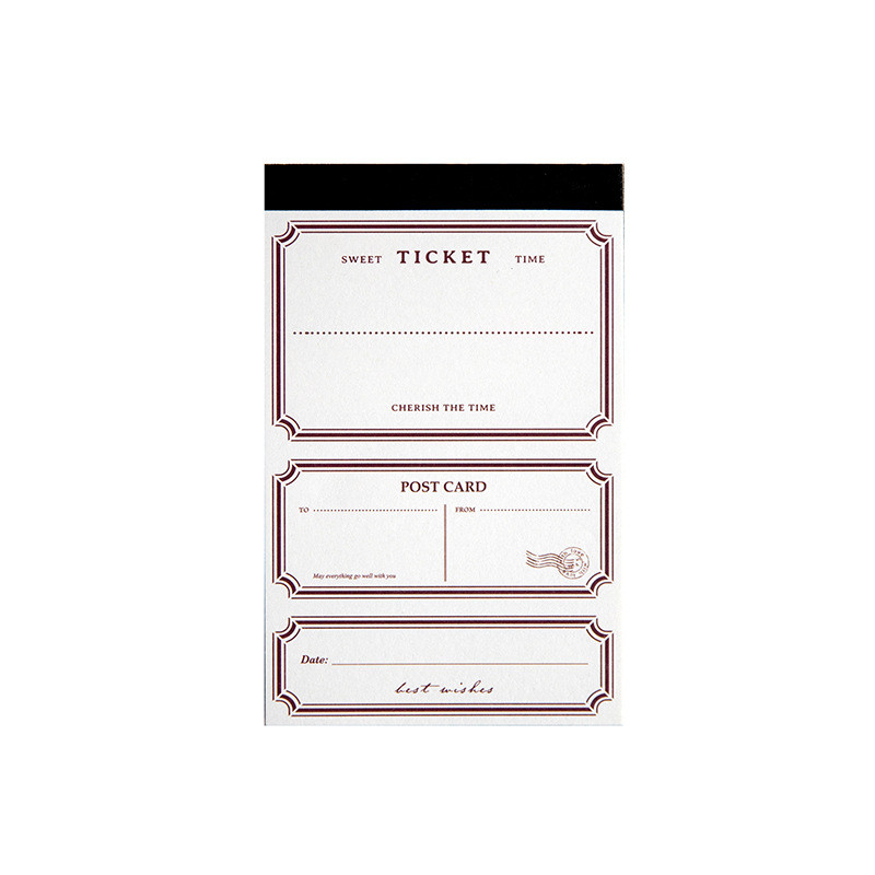 

50Pcs/Lot Memo Pads Sticky The Time Messenger Paper Paper Diary Scrapbooking Stickers Office School