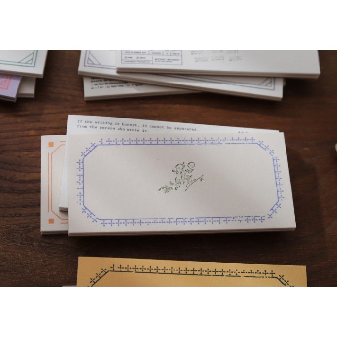 

600 Sheets Retro Material Paper Border Memo Pad Set Collage Journal Junscrapbooking Message Notes