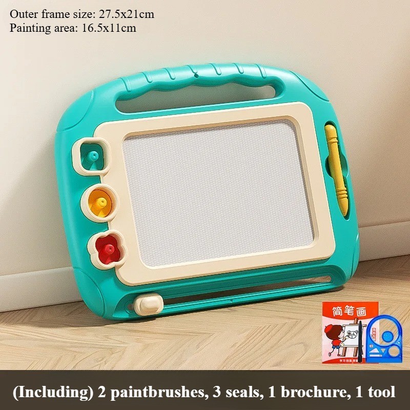 

Children Magnetic Drawing Board Erasable Home Use Baby Doodle Coloring Screen Plastic Material
