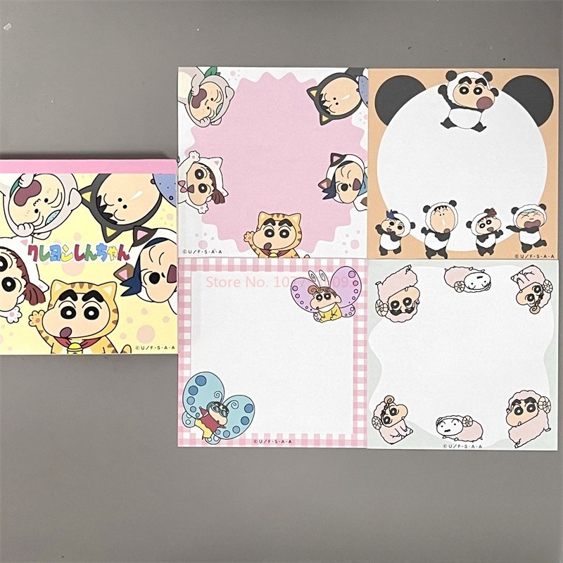 

Cartoon Crayon Shinchan Pocket Memo Pad Tearable Non-Sticky Thickened Memo Pad Variety Of Patterns