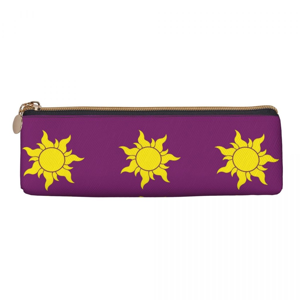 

Rapunzel Sun Pencil Cases Pen Holder Storage Stationery Supplies Large Capacity Pen Box Pencil Bag