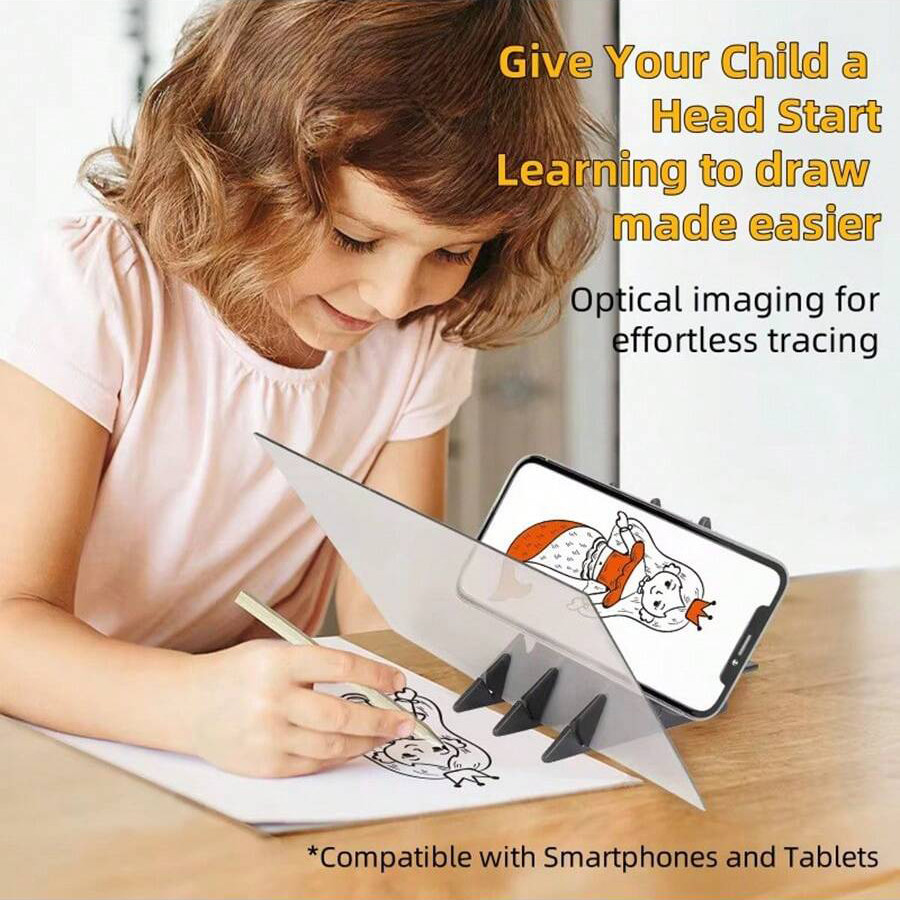 

1Pcs Projection Drawing Copy Board Projector Painting Tracing Board Sketch Specular Reflection