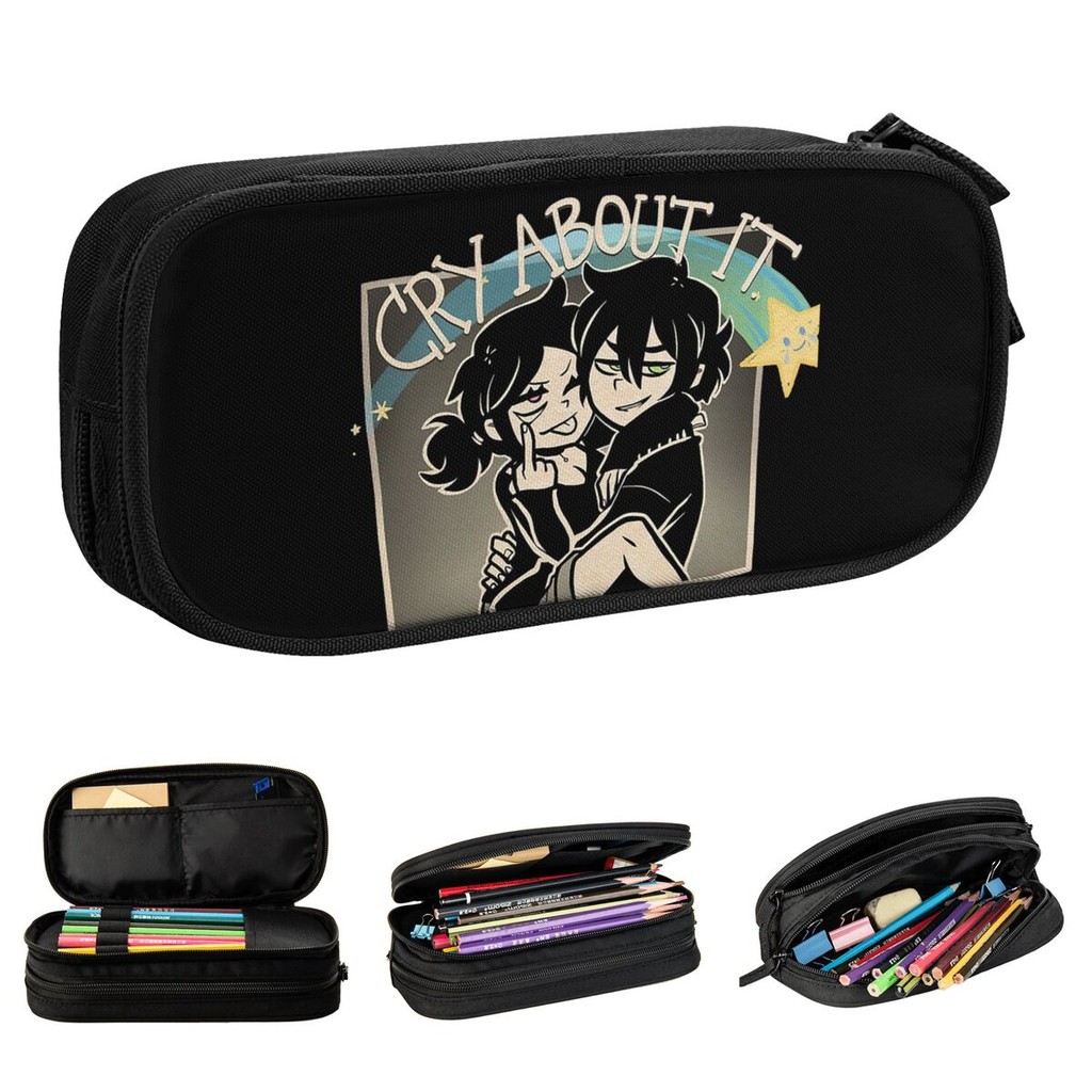 

Large Capacity Pencil Case Game The Coffin Of Andy And Leyley Office Accessories Double Layer Pencil