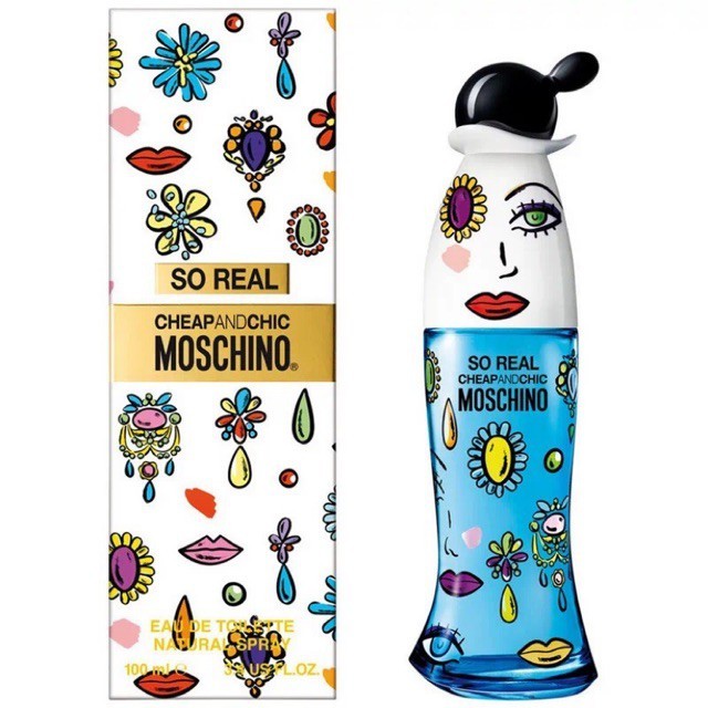 PARFUM ORIGINAL EROPA Moschino So Real Cheap & Chic for women EDT 100ml PARFUME WANITA / PARFUM WANI