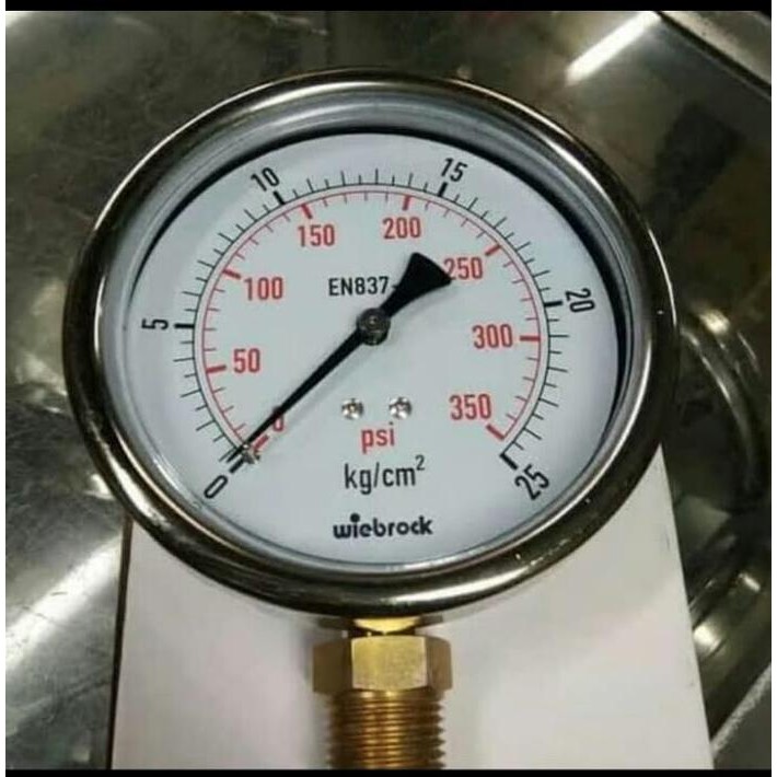Terbagus Pressure Gauge Stainless 4 350 Psi Wiebrock