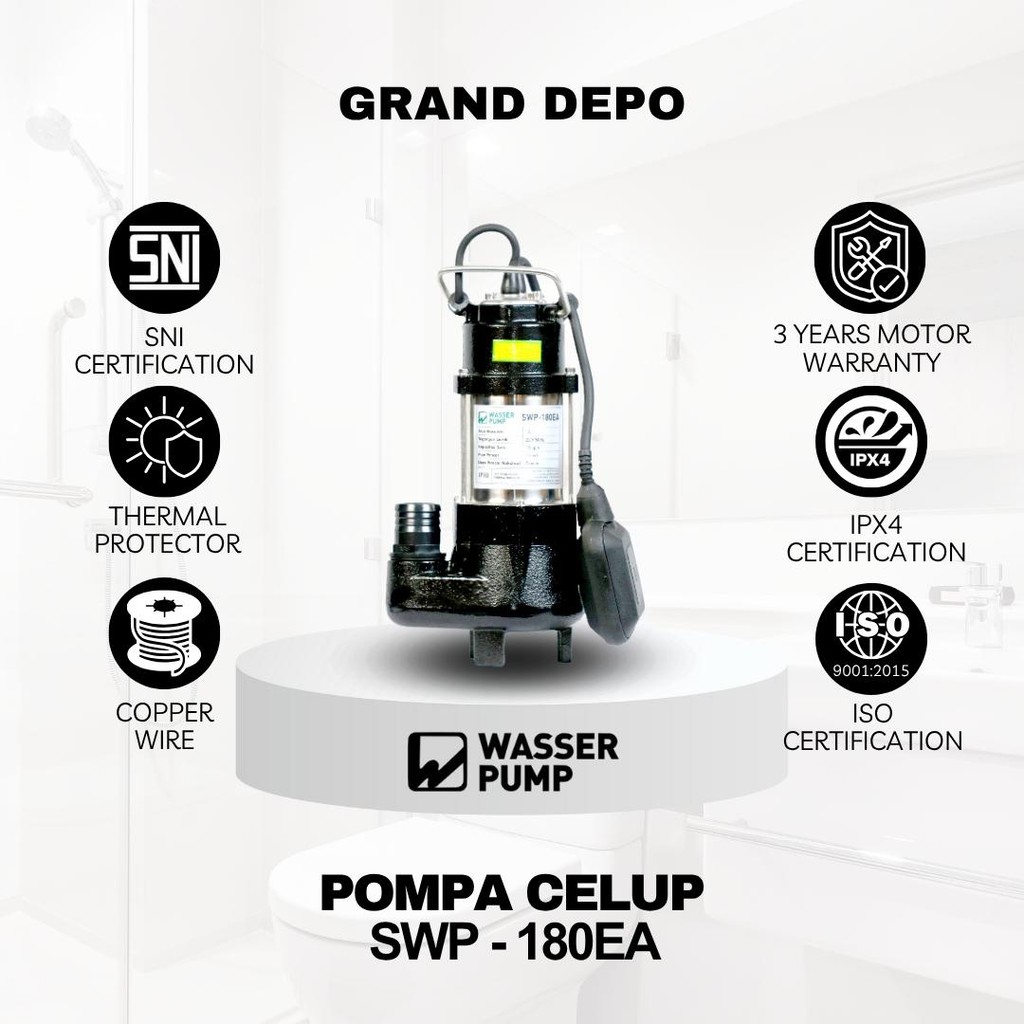 Wasser Pompa Air Celup SWP 180EA / Pompa Celup Wasser