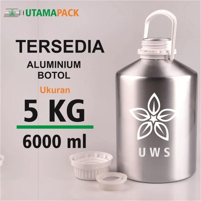 kaleng Baru bibit parfum 5kg / kaleng 6 liter / kaleng bbm / kaleng aluminium baru