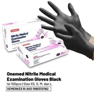 NITRILE GLOVES/SARUNG TANGAN KARET HITAM/SAVE GLOVES/BLACK GLOVES