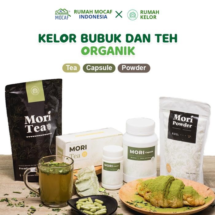 

MORI Teh Daun Kelor - Bubuk Daun Kelor - Kapsul Daun Kelor - Organik - Healthy Tea