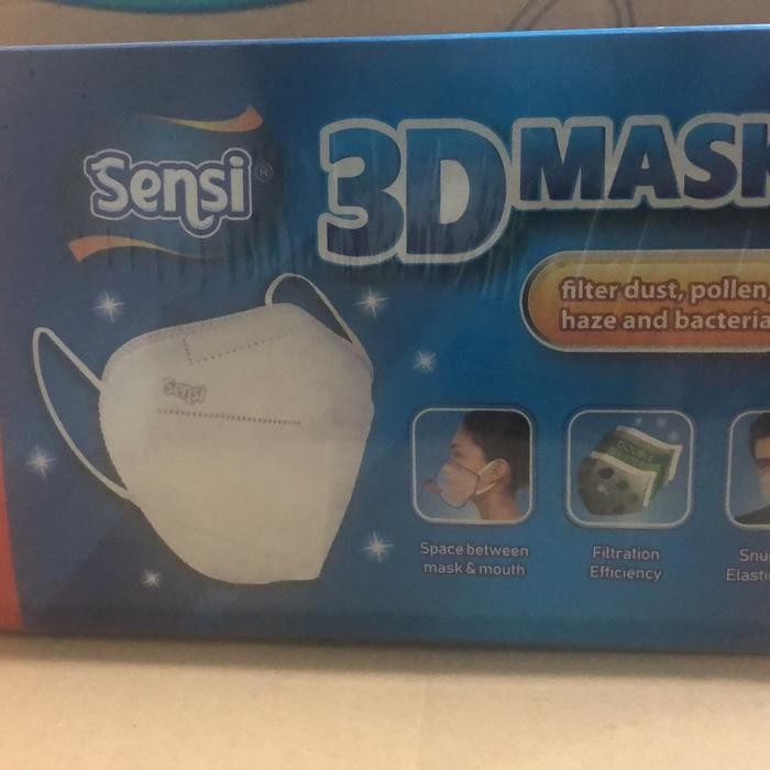 SENSI 3D MASK ISI 10 PCS MODEL KN95