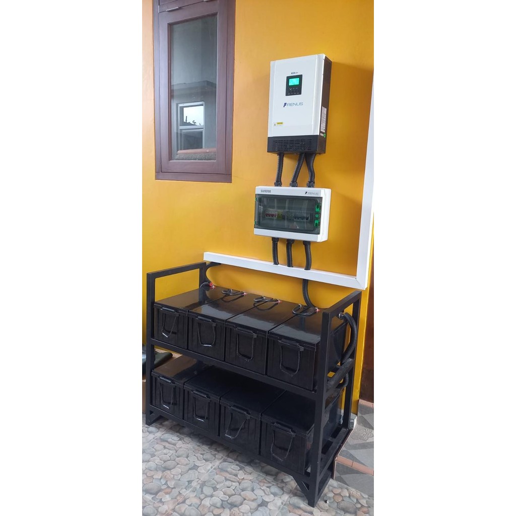 PAKET PLTS OFFGRID 2000W SIAP PASANG