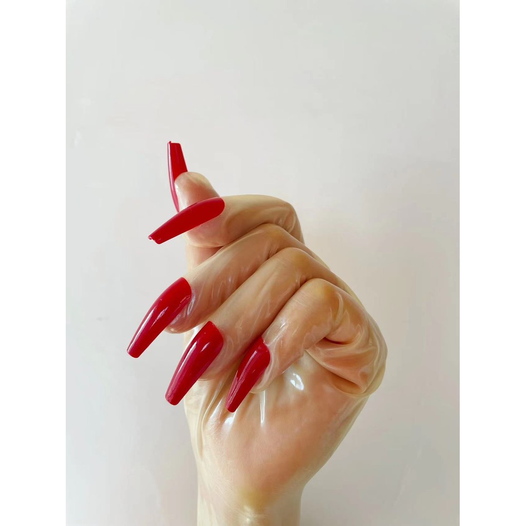 Women'S Oil Shiny Transparent Super Thin Latex Zentai Glove Fetish Crossdress Men'S Sheer Cosplay