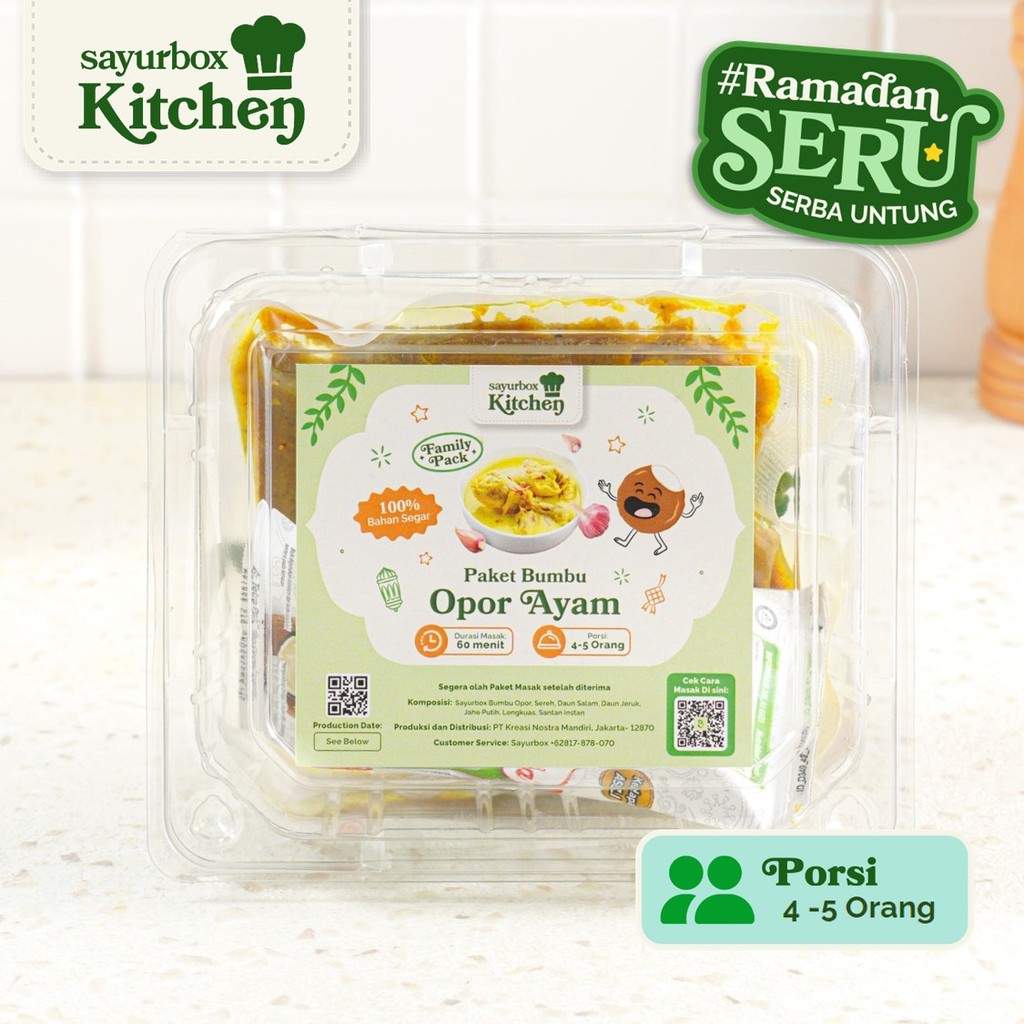 

Sayurbox Kitchen Paket Bumbu Opor Ayam 1 pack