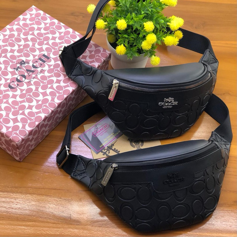 PROMO WAITSBAG/Tas bahu tas wanita/pria Embosed acc black edition super import free box uk 27x15