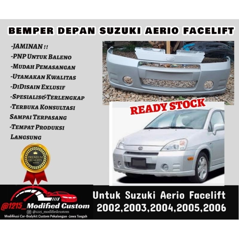 Bemper Depan Facelift Suzuki Aerio