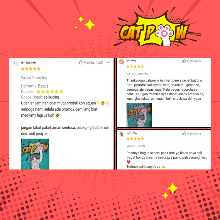 CATPOW Tofu Cat Litter Pasir Kucing 7 Liter Cat Litter Box Jumbo Pasir Kucing Tofu Litter Box Kucing