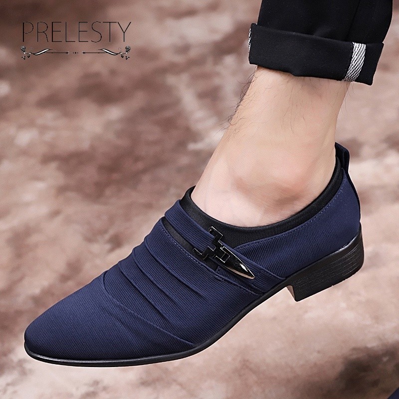 PROMO / COD Import Sepatu Pria Pantofel Tanpa Tali Kerja Cantik Kantor Sepatu Formal Cowok Murah