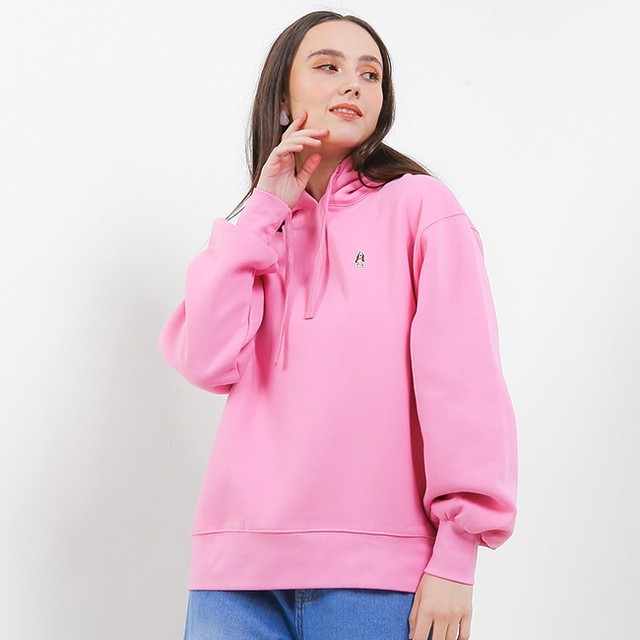 Coatelle- Hush Puppies Jaket Hoodie Wanita Suzy 4 Pink