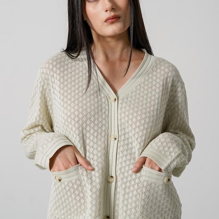 Coatelle- This Is April Kardigan Rajut Wanita Lengan Panjang Outerwear Casual Madilyn Knit Top