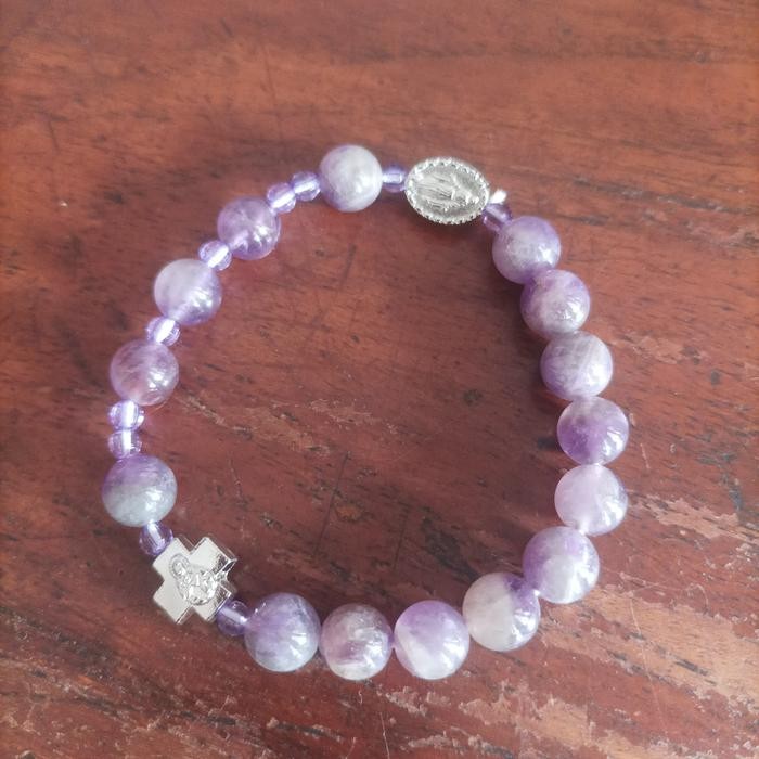 Outsy- Gelang Rosario Batu Alam Asli