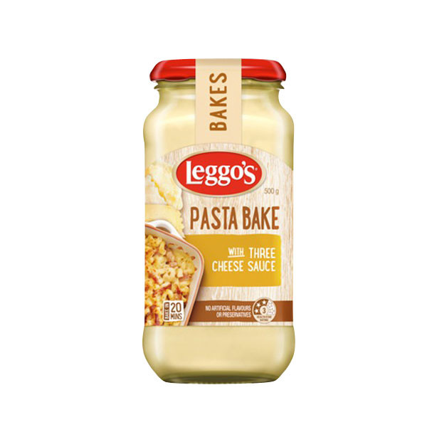 

LEGGOS PASTA BAKE THREE CHEESE 500G